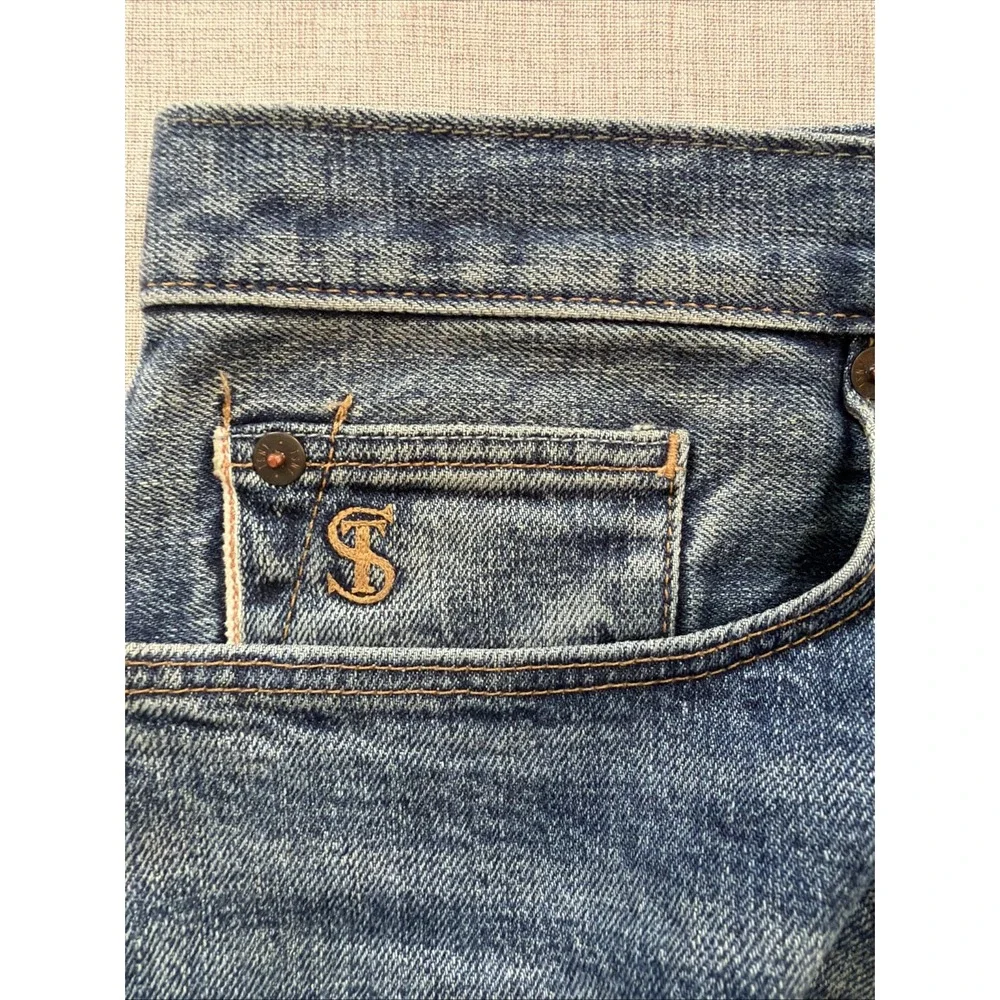 Todd Snyder Selvedge Jeans 34X32 Japanese Denim Button Fly Medium Wash